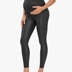 CRZ YOGA Black Maternity Leggings
